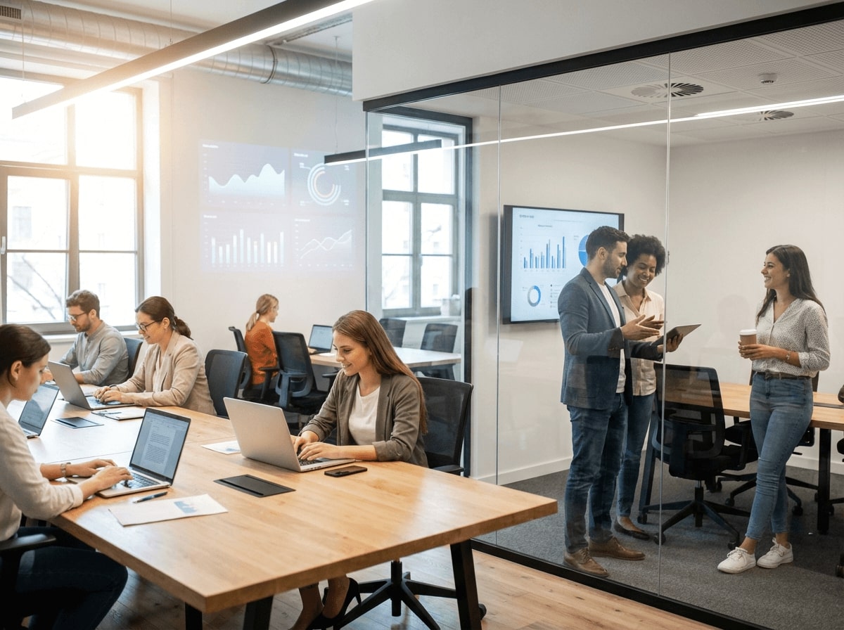 Calculator and bookkeeping documents on desk